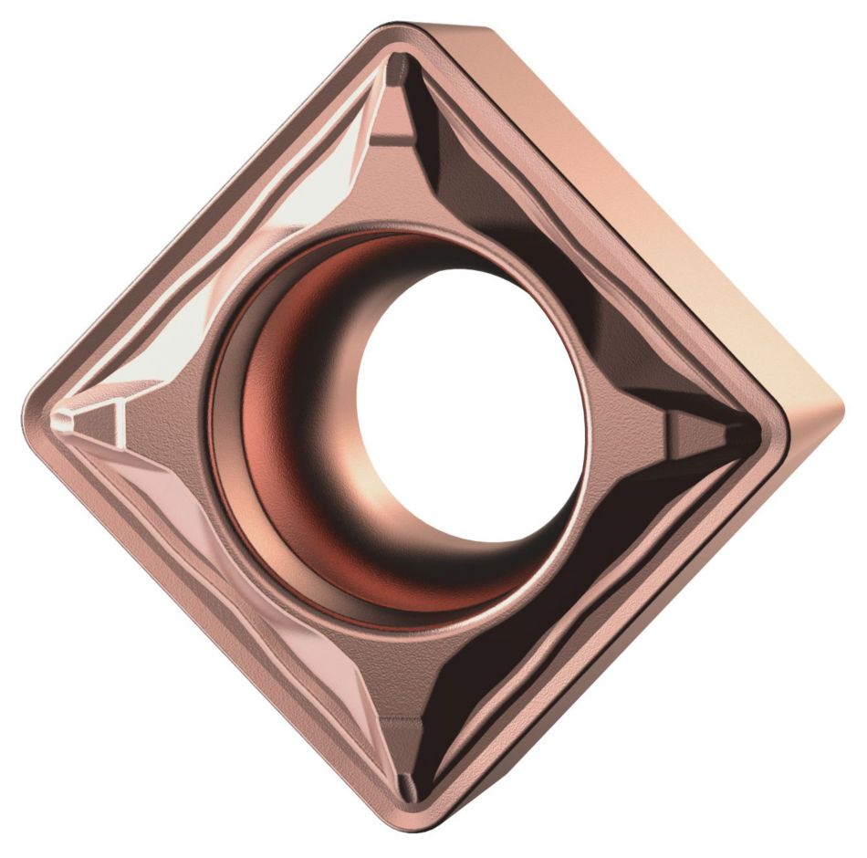 Plaquita de metal duro de torneado ISO • Geometría positiva de acabado
