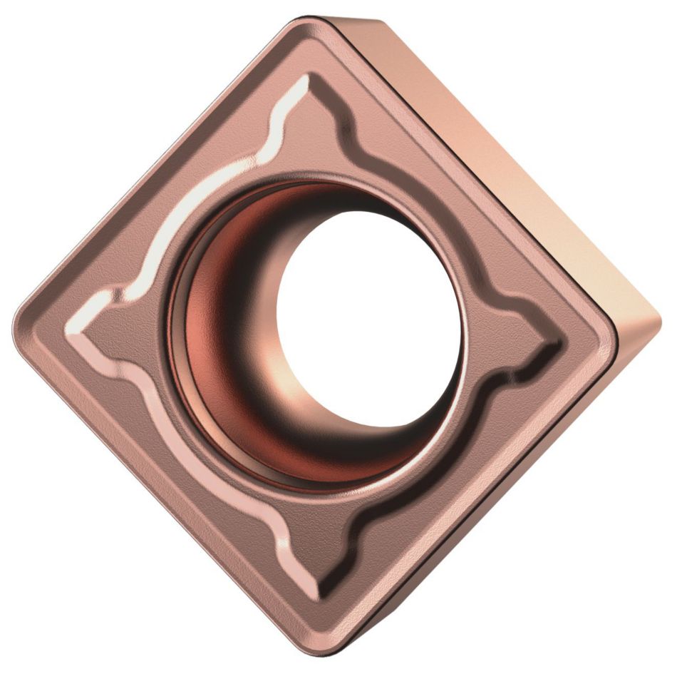 Plaquita de metal duro de torneado ISO • Geometría de acabado medio
