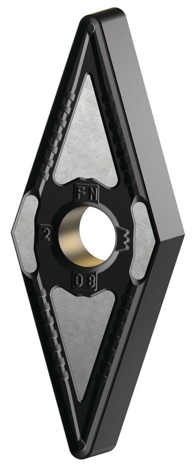 Plaquita de metal duro de torneado ISO • Geometría negativa de acabado