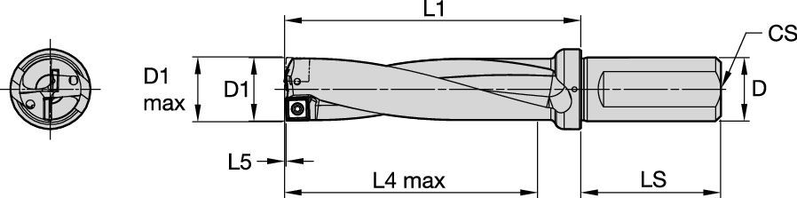 Indexable Drilling • Weldon® Shank