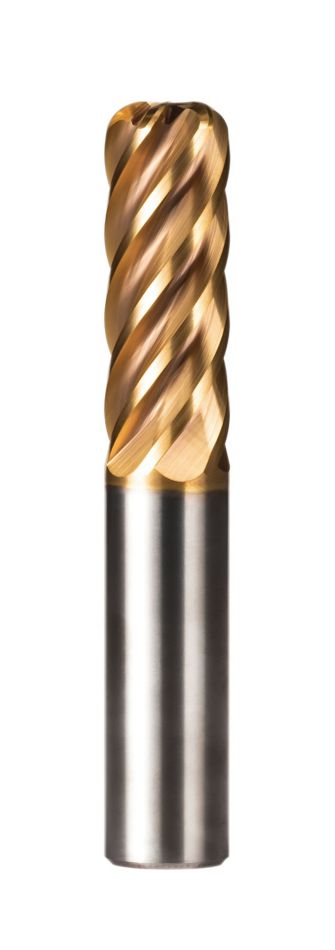 HARVI™ III Solid Carbide End Mill for High Feed Roughing and Finishing with Maximum Metal Removal Rates