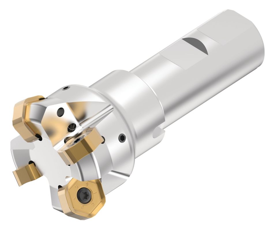 Face milling cutter for multiple materials