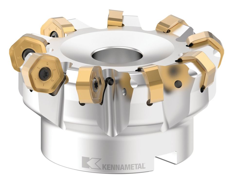 Face milling cutter for multiple materials