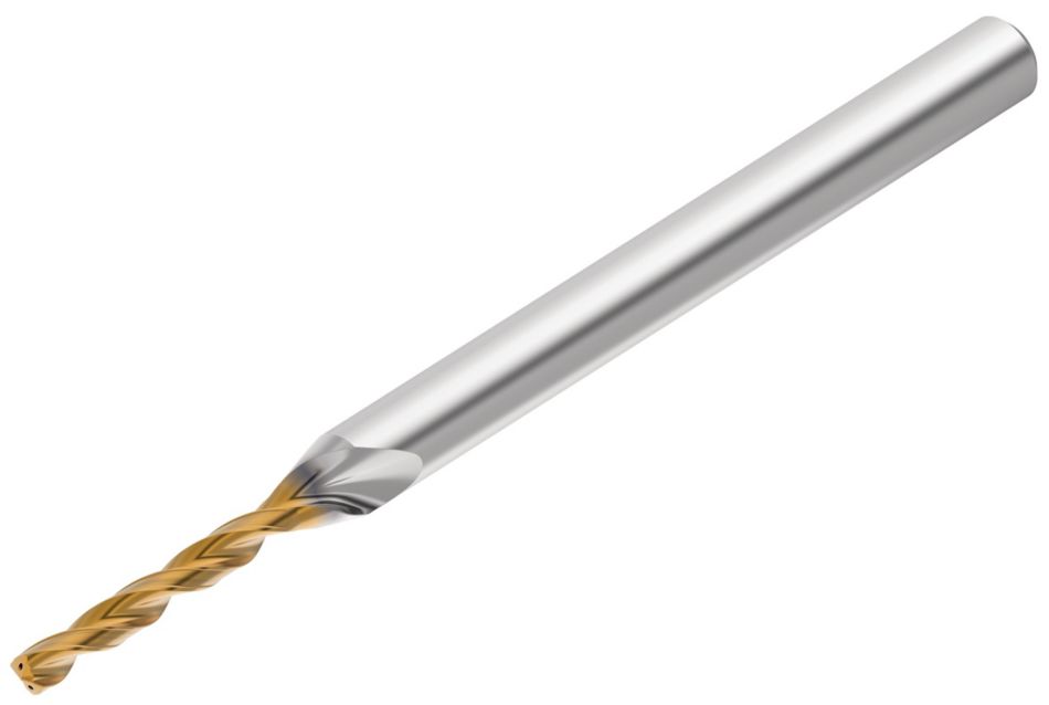 Solid Carbide Deep Hole Drill for Small Diameters in Multiple Materials