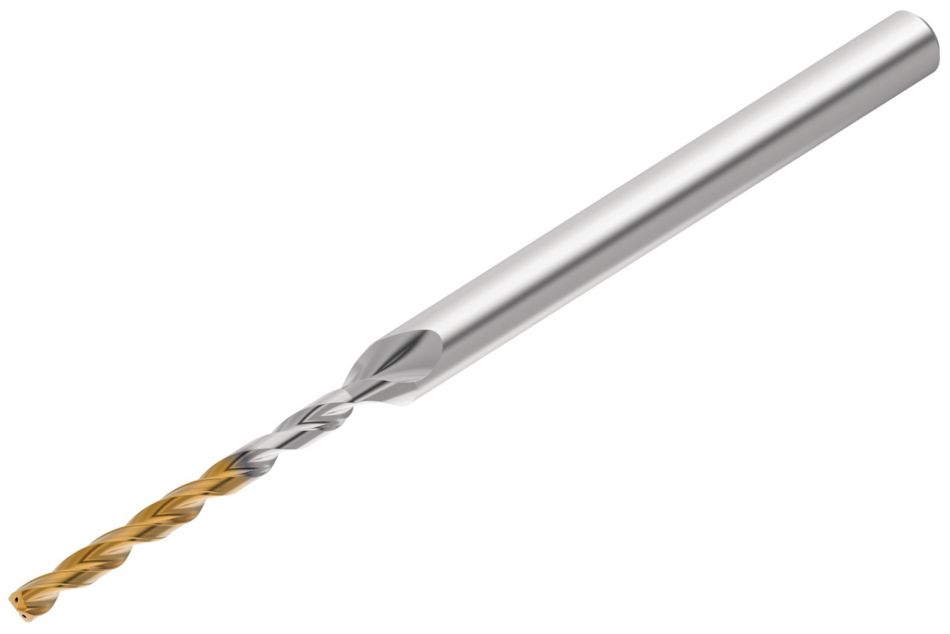 Solid Carbide Deep Hole Drill for Small Diameters in Multiple Materials
