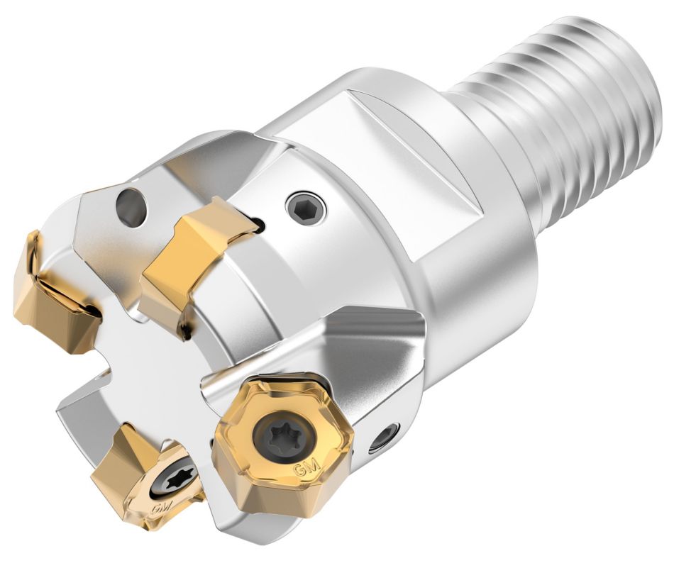 Face milling cutter for multiple materials