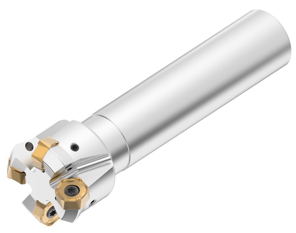 Face milling cutter for multiple materials