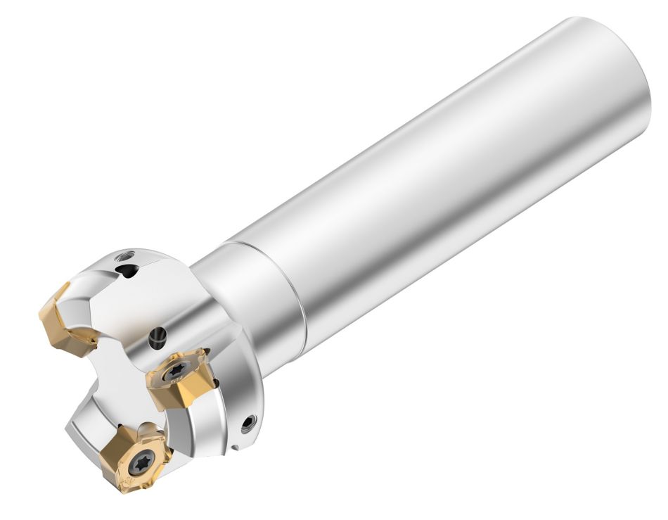 Face milling cutter for multiple materials