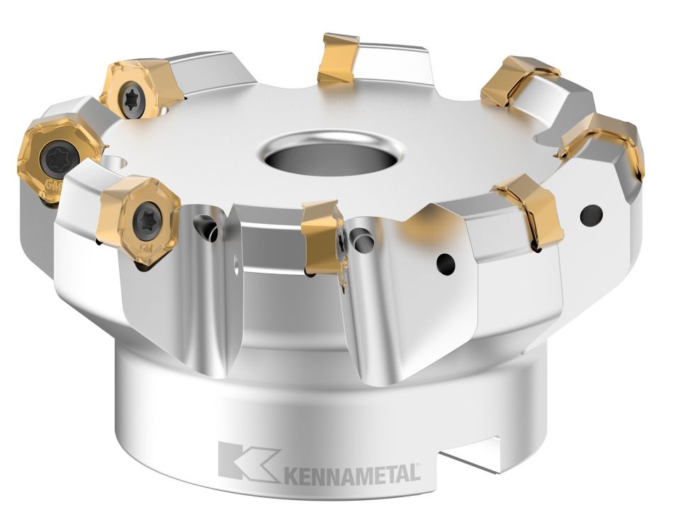 Face milling cutter for multiple materials