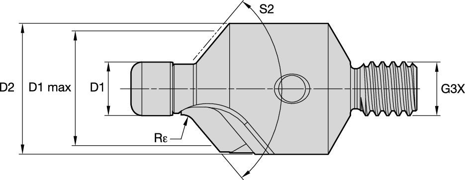 PCD monobloc tool for piloted precision rivet fastener hole countersinking