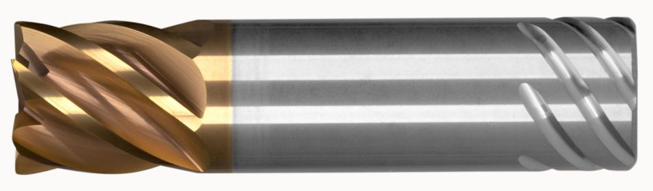HARVI™ III Aero Solid Carbide End Mill for High Feed Roughing and Finishing with Maximum Metal Removal Rates