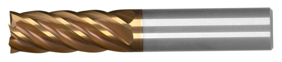 HARVI™ III Solid Carbide End Mill for High Feed Roughing and Finishing with Maximum Metal Removal Rates