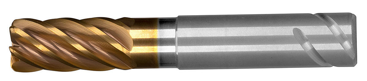 HARVI™ III 整体硬质合金立铣刀，用于高进给粗加工和精加工，具有最大金属切除率