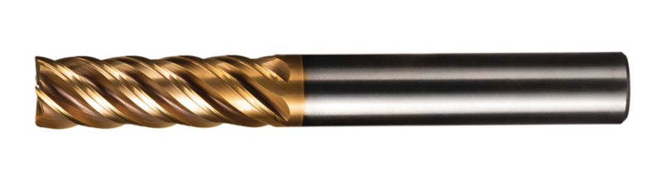 HARVI™ II Long Solid Carbide End Mill for Finishing and Fine Finishing Applications