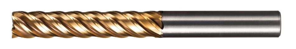 HARVI™ II Long Solid Carbide End Mill for Finishing and Fine Finishing Applications