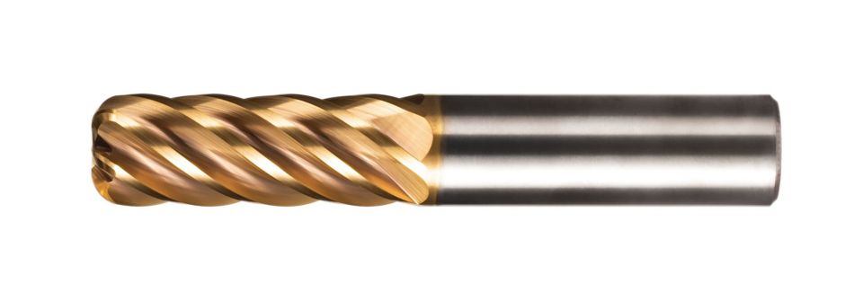 HARVI™ III Solid Carbide End Mill for High Feed Roughing and Finishing with Maximum Metal Removal Rates