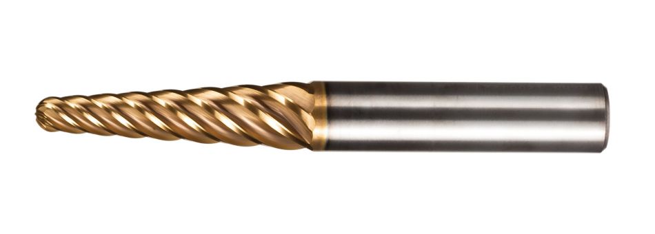 HARVI™ III Solid Carbide End Mill for 5-axis machining to Significantly Increase Output and Decrease Machining Time