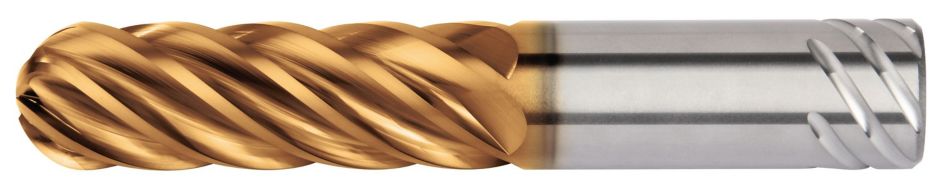 HARVI™ III Aero Solid Carbide End Mill for High Feed Roughing and Finishing with Maximum Metal Removal Rates