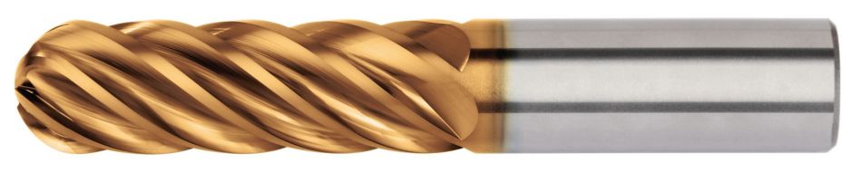 HARVI™ III Aero Solid Carbide End Mill for High Feed Roughing and Finishing with Maximum Metal Removal Rates