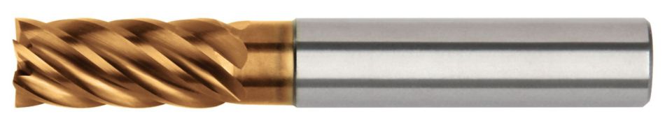 HARVI™ III Solid Carbide End Mill for High Feed Roughing and Finishing with Maximum Metal Removal Rates