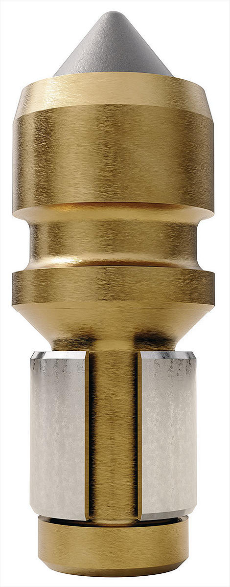 Smooth Retainer for any Bore • Narrow Bottom Plug Tip for a Variety of Cutting Conditions