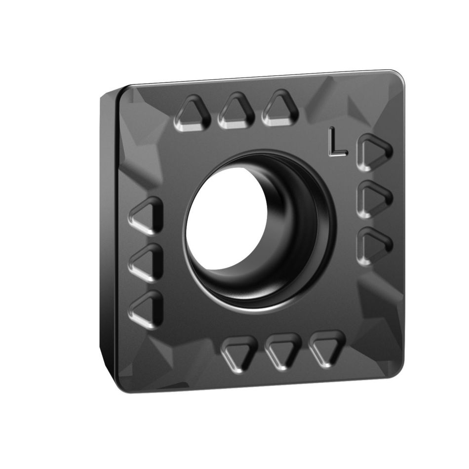 Slot milling insert with four cutting edges, precision ground