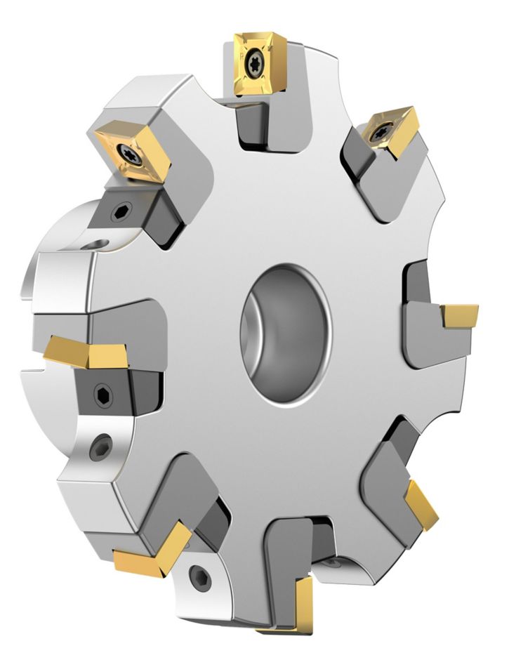 Slot milling cutter for side milling in multiple materials