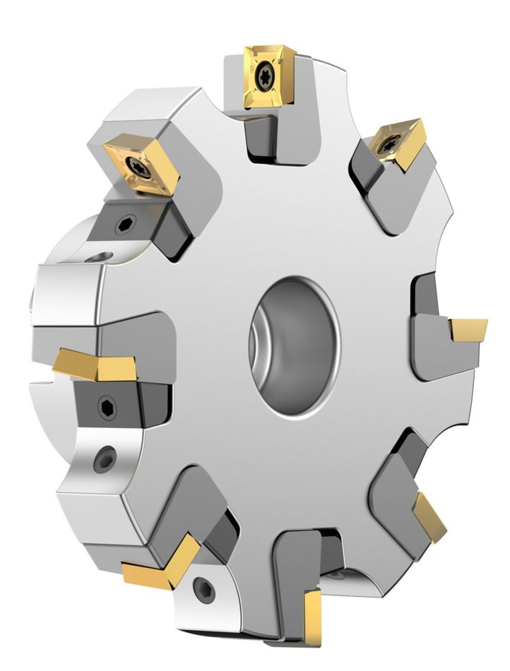Slot milling cutter for side milling in multiple materials