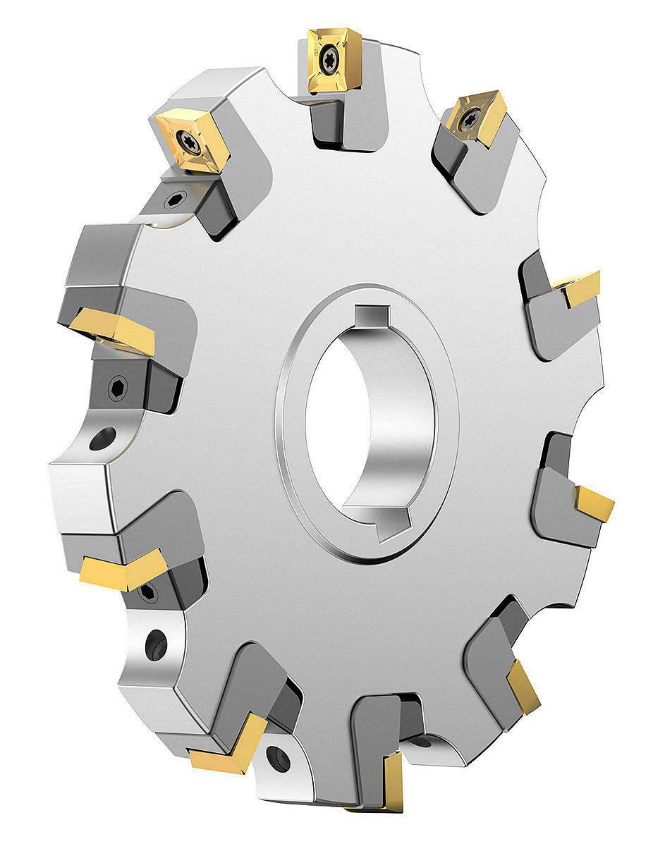 Slot milling cutter for side milling in multiple materials