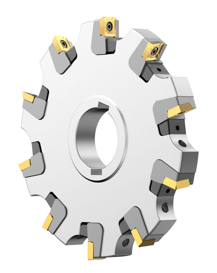 Slot milling cutter for side milling in multiple materials