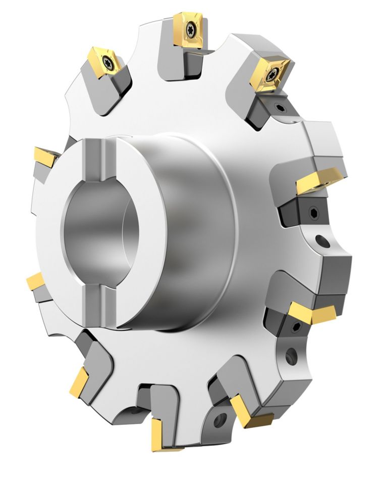 KSSM™ 12 • Slot Mill with Shell Mount • Adjustable Cutting Width up to 18mm • Left Hand Cutting • Metric