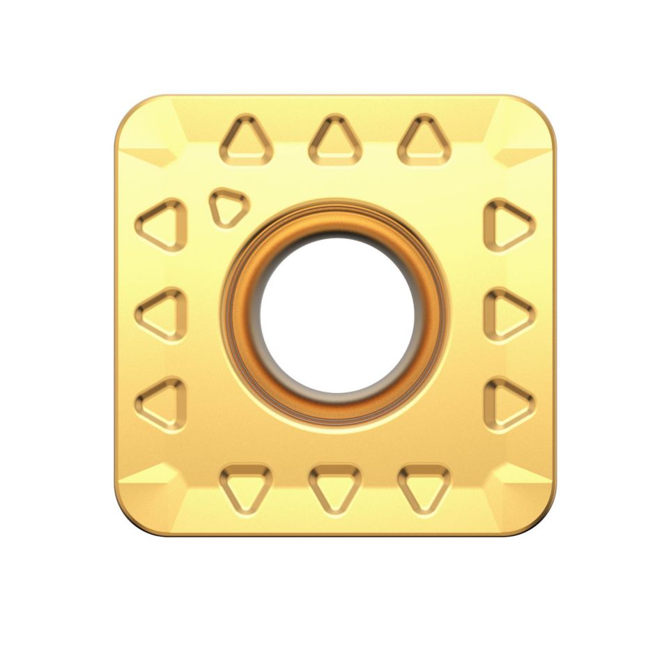 Slot milling insert with four cutting edges, precision ground