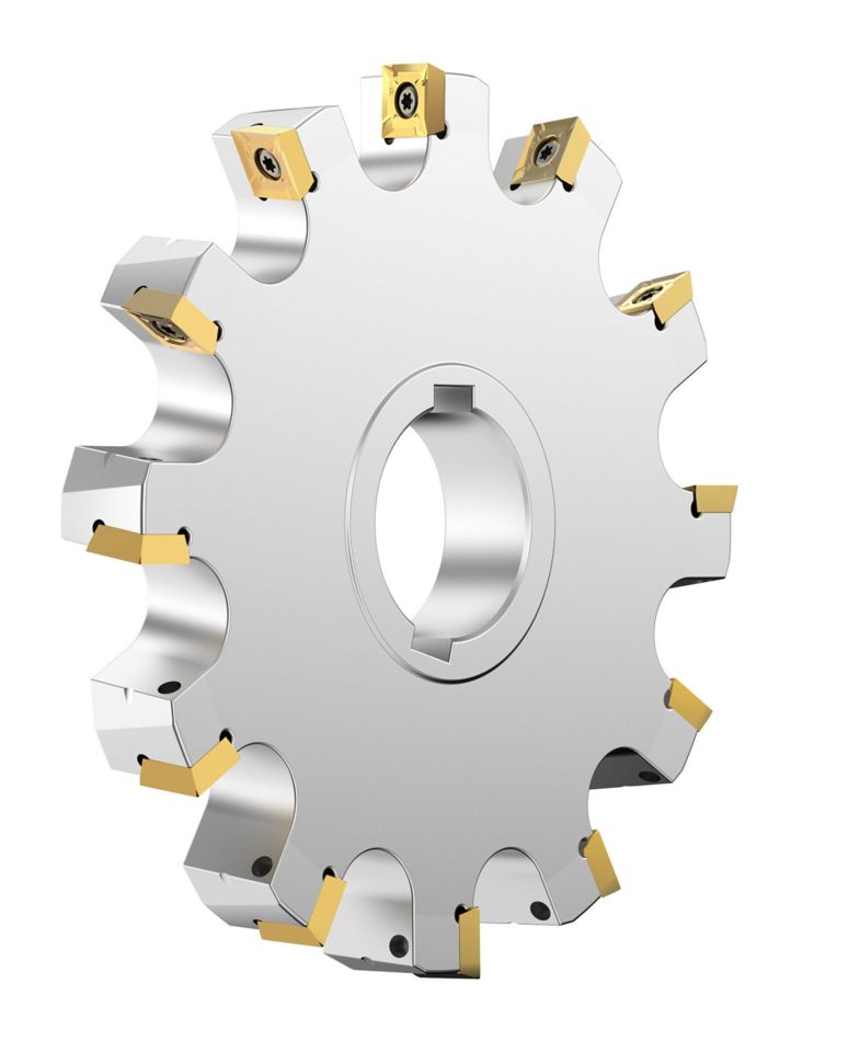 Slot milling cutter for side milling in multiple materials