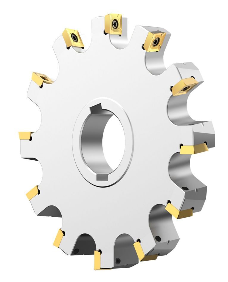 Slot milling cutter for side milling in multiple materials