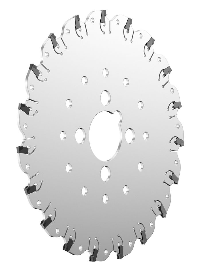 Slot milling cutter for multiple materials