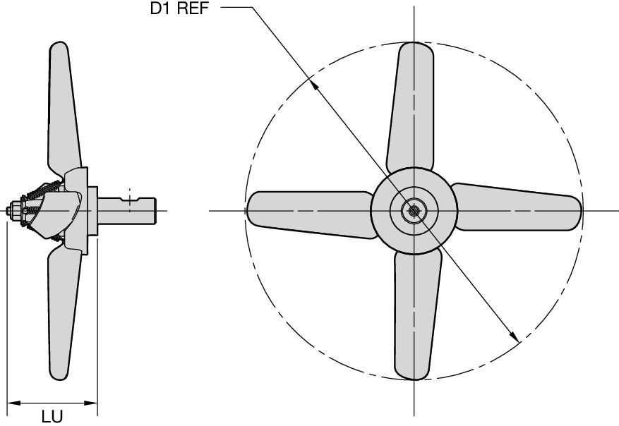 Chip cleaning fan for automated chip removal on CNC machines