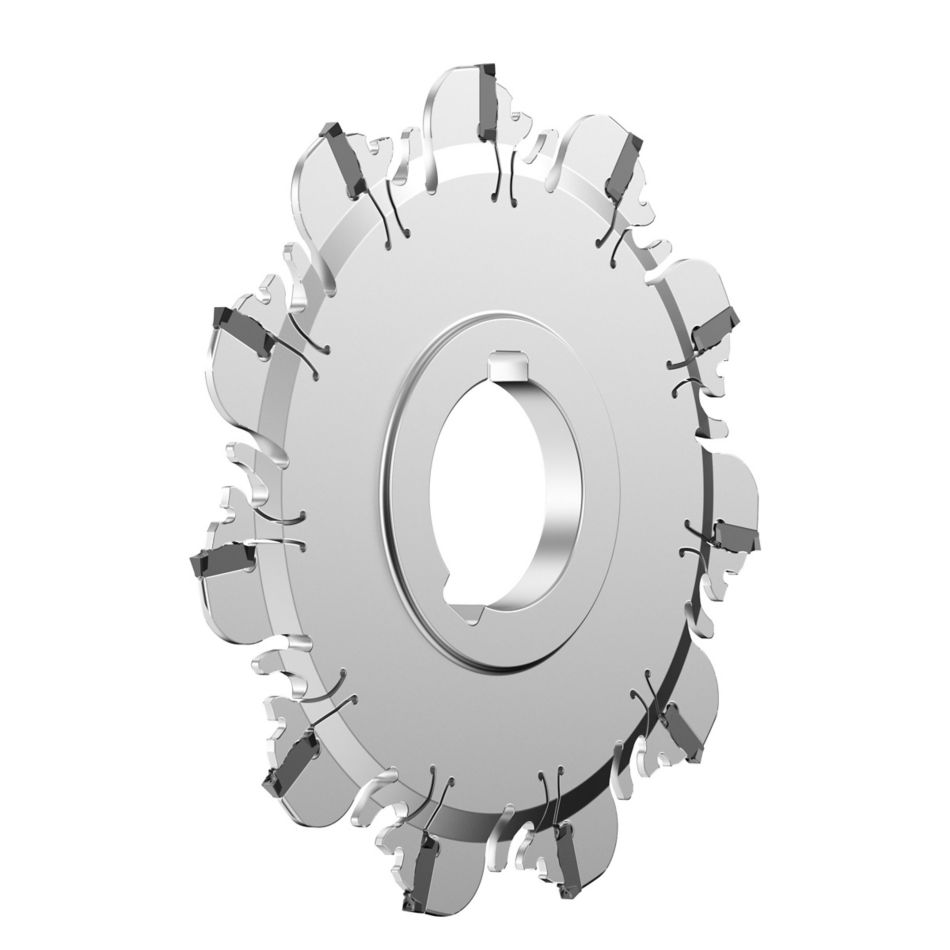 Slot milling cutter for multiple materials.