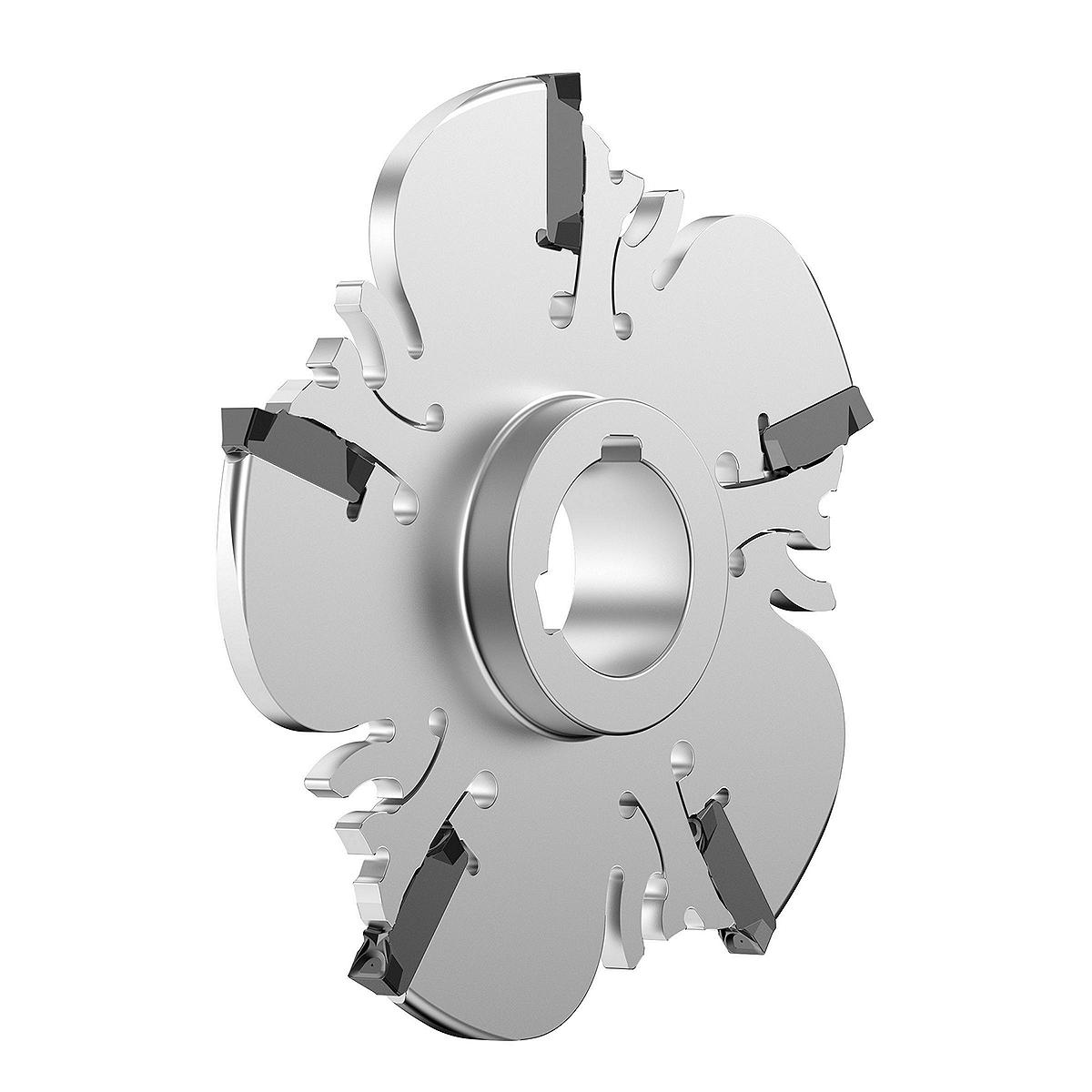 Slot milling cutter for multiple materials.