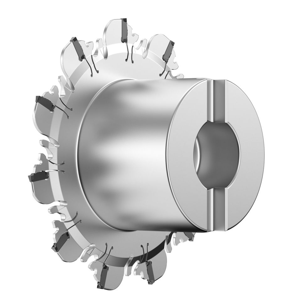 Slot milling cutter for multiple materials.