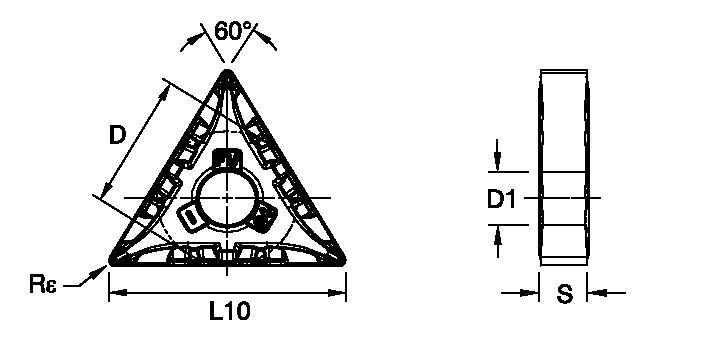 ISO Turning Carbide Insert • Finishing Versatile Geometry