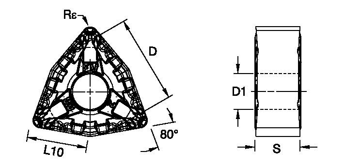 ISO Turning Carbide Insert • Finishing Versatile Geometry