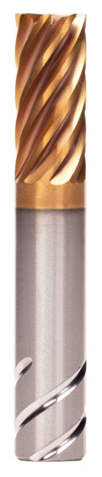 HARVI™ IV Eight Flute End Mill for Roughing and Finishing<br/>Covering the Broadest Range of Applications and Materials