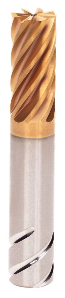 HARVI™ IV Eight Flute End Mill for Roughing and Finishing<br />Covering the Broadest Range of Applications and Materials