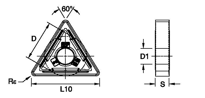 ISO Turning Carbide Insert • Roughing Positive Geometry