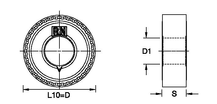 Kenloc™ RNMG ISO/ANSI Turning Insert 4053408 - Kennametal