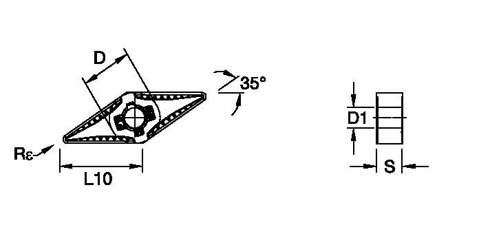 Negative Inserts • VNGG-FS