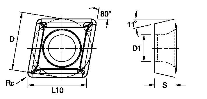 Screw-On Wendeschneidplatten