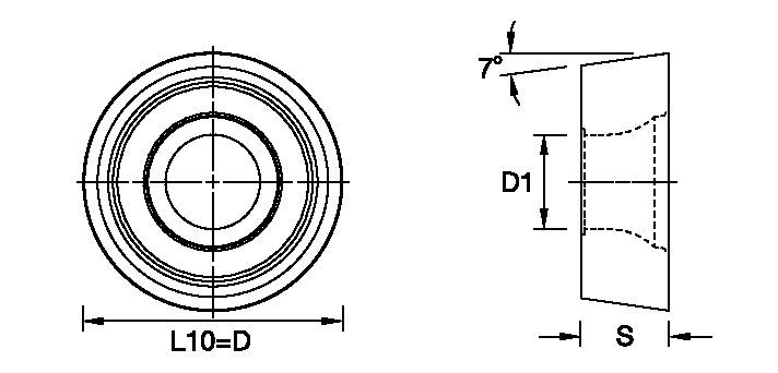 Screw-On • RCGT Insert • Positive • HP