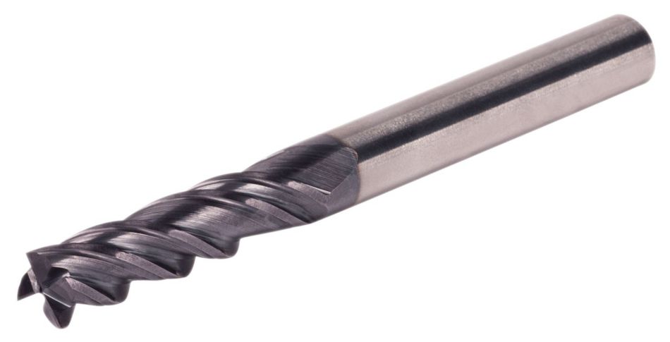 High Performance Four-Flute Solid Carbide End Mill