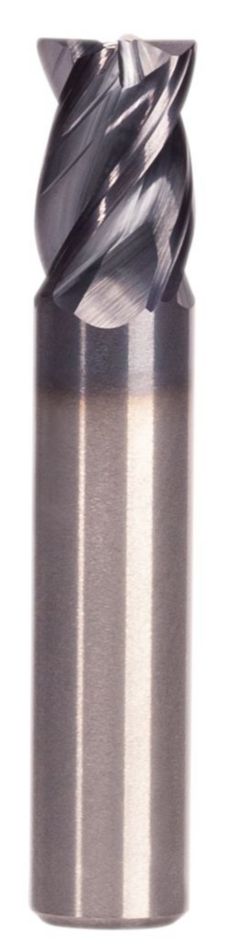 Series 4X4E • Radiused • 4 Flutes • Cylindrical Shank • Inch